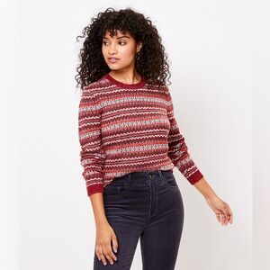 Loft | Fair Isle Sweater | Size: S